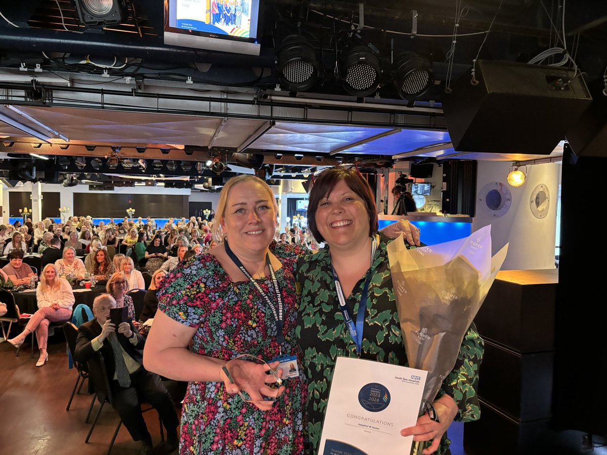 This year we have a very special Friends of the Friarage Award and it goes to our amazing Hospital@Home Team! Congratulations. #SteesNightingale