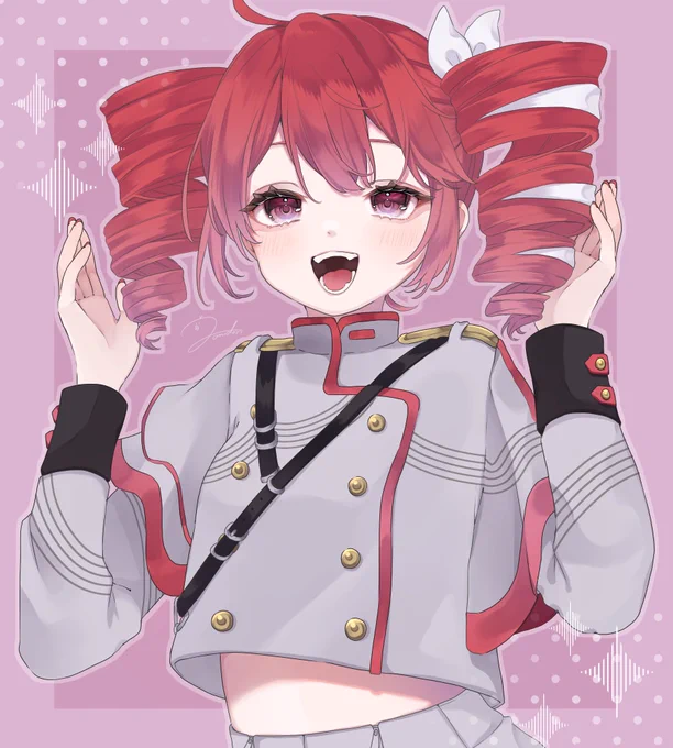 テトさんのツインドリルぽよぽよしたいよね……という絵#重音テト 
