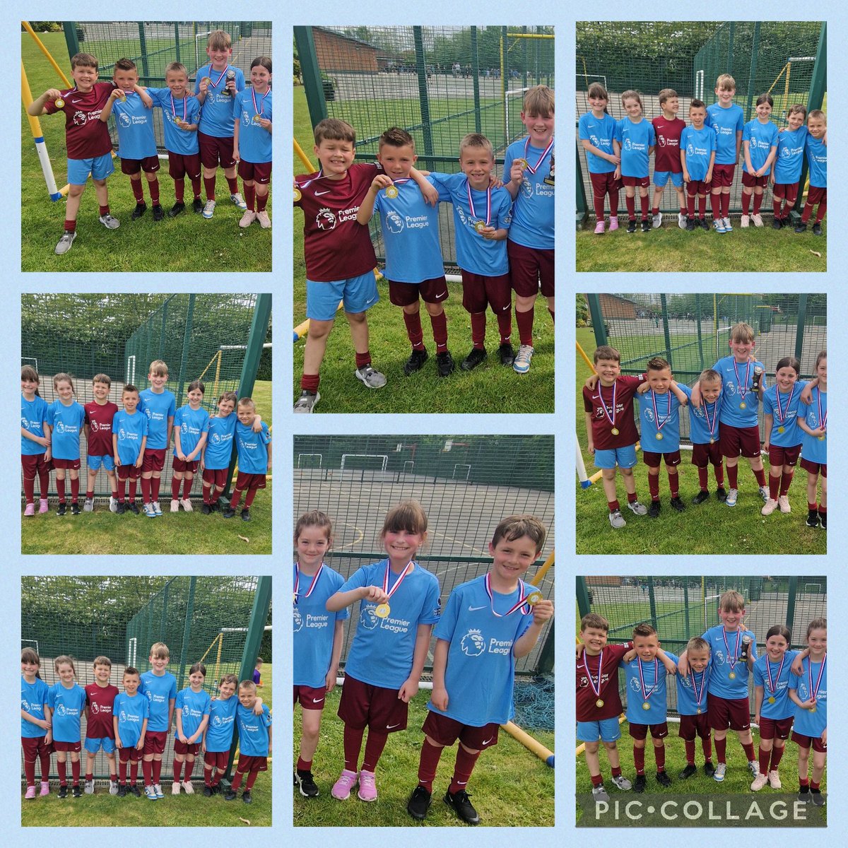 BIRDWELL PRIMARY Y3/4 HANDBALL GOLD MEDALISTS Super teamwork shown today to deliver the balls to the back of the net in every game - another trophy earned for the cabinet @PrimaryBirdwell @SgoHorizon @PE_KB