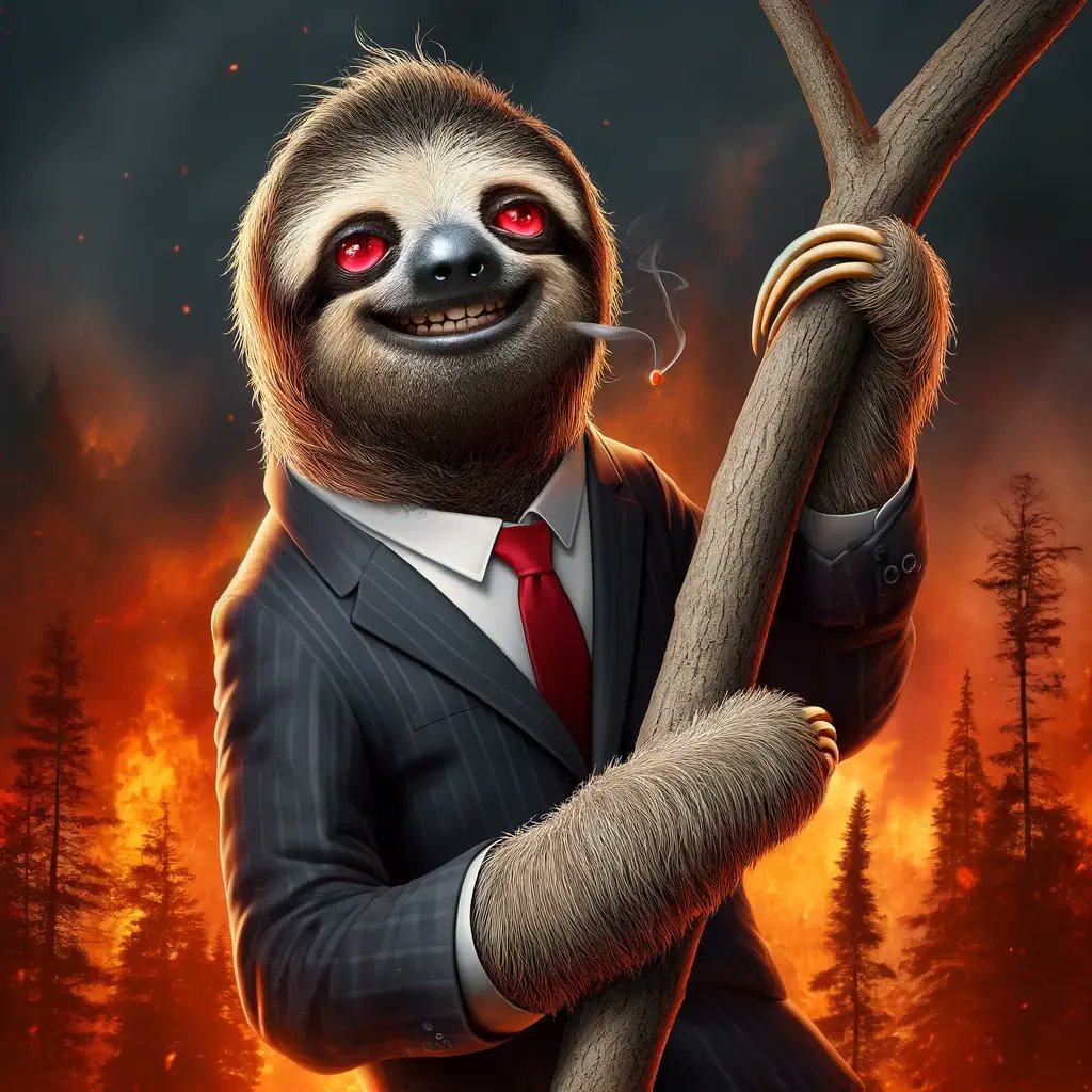 🔥🌲🦥 Slothana tokens are at risk of going up in smoke! As the $SLOTH price climbs, the forest fires rage quicker, turning $SLOTH tokens to ashes. 📈 $0.03 = $3m $SLOTH burnt 🔥 📈 $0.04 = $4m $SLOTH burnt total 🔥 📈 $0.05 = $5m $SLOTH burnt total 🔥 📈 $0.06 = $6m $SLOTH…