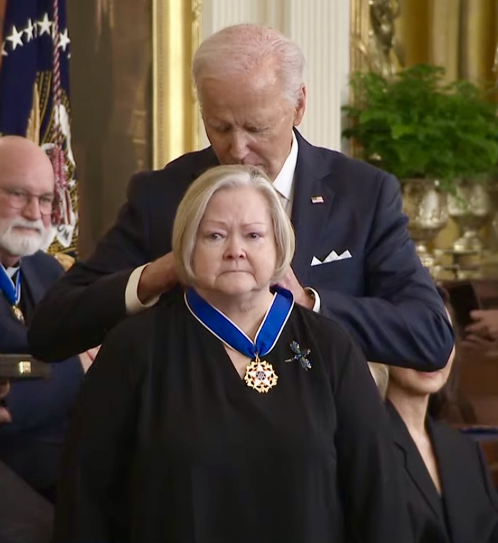 “This unexpected honor has been very humbling for me, Dennis, and our family. What makes us proud is knowing our President and our nation share our lifelong commitment to making this world a safer, more loving, more respectful and more peaceful place for all.'   -Judy Shepard