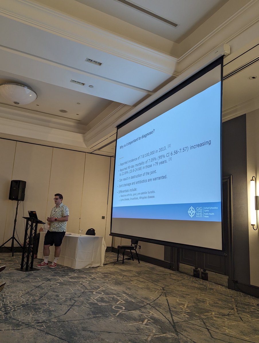 Rounding off the session with @TenaciousRhys speaking about septic arthritis and molecular testing