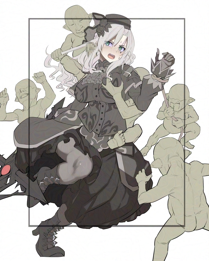 (wip)ヒル子さんvsゴブリン(R18/NSFW) 