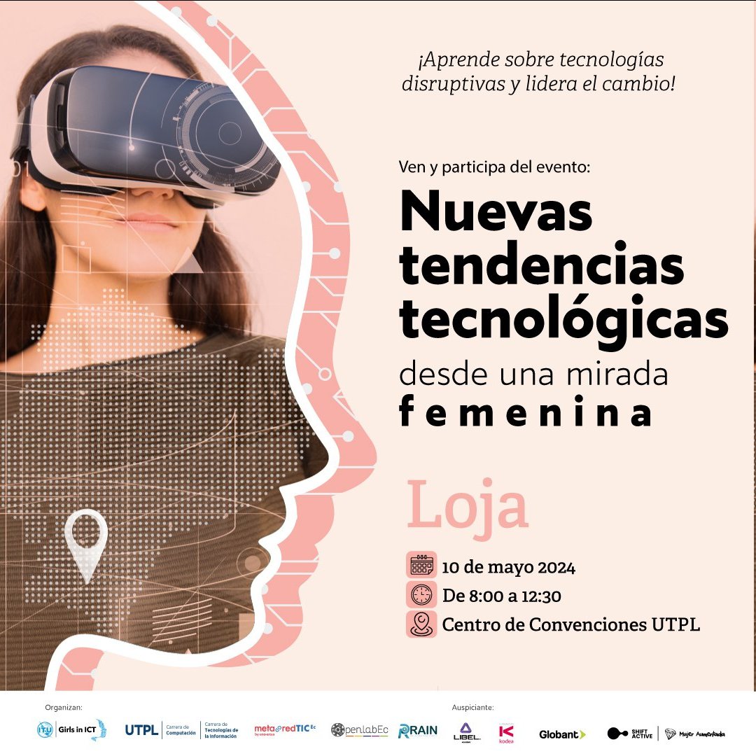 AHORA| Les invitamos a seguir el evento: Nuevas tendencias tecnológicas desde una mirada femenina LIVE🔴 facebook.com/share/v/oby17M…