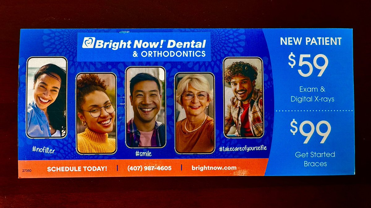 Bright now Dental & orthodontics Address : 745 West Osceola Parkway Kissimmee,FL 34741 Phone : 407-987-4605 #OrlandoFlorida #OrlandoFL #CentralFlorida #Kissimmee #KissimmeeFlorida #KissimmeeFL #BrightNowDental #CityofKissimmee #CityofOrlando #Florida