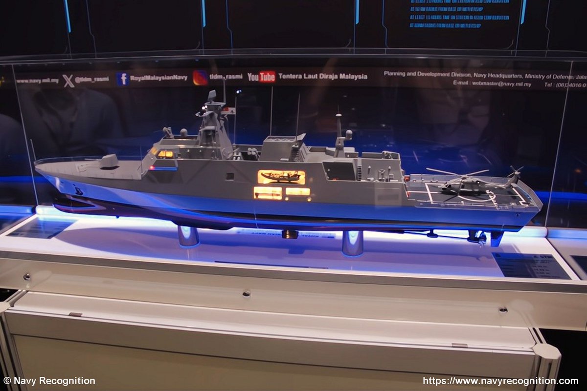 #DSA2024: #MalaysiaNavy & #STM unveil future #LittoralMissionShip #LMS Batch II armyrecognition.com/news/navy-news…