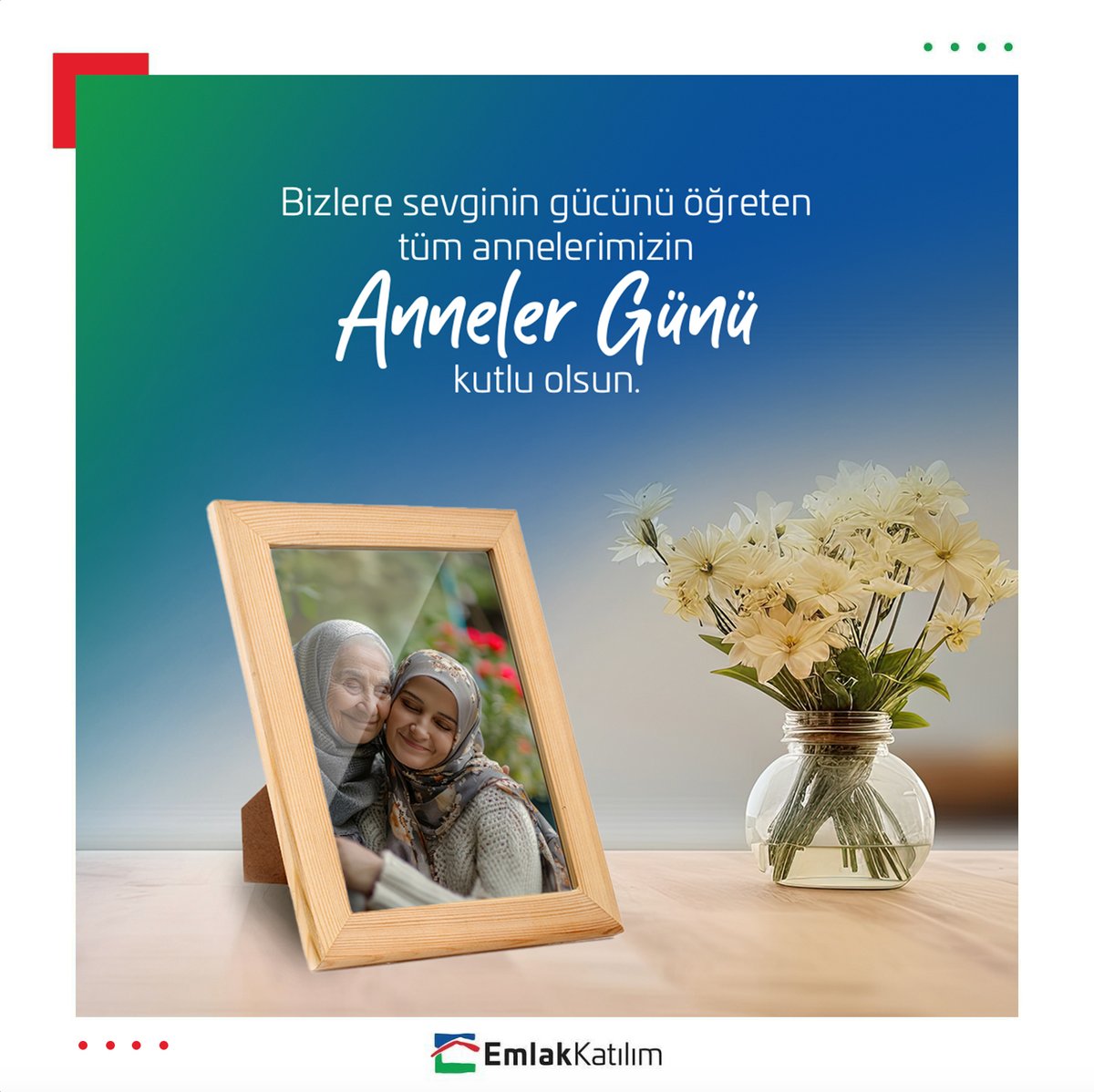 Sevginin ve fedakarlığın simgesi olan annelerimize minnettarlığımızı sunuyor, tüm annelerimizin Anneler Günü'nü en içten dileklerimizle kutluyoruz. #AnnelerGünü #EmlakKatılım