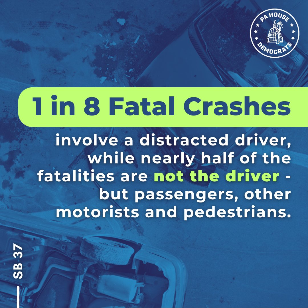 The #PAHouse has passed legislation that goes beyond texting-while-driving and makes it a primary offense to play games, watch movies or use mobile apps on a handheld phone.