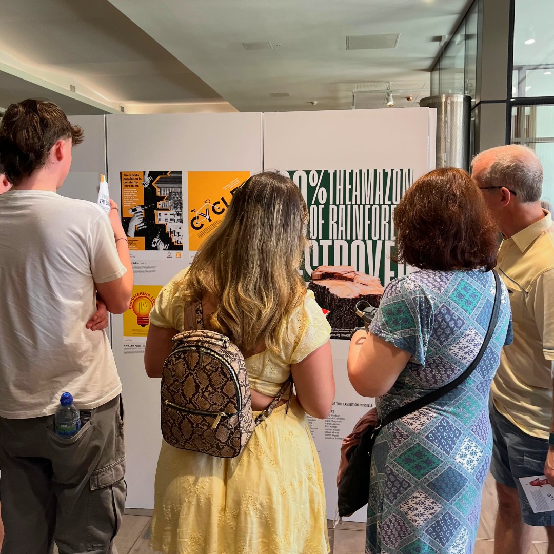 New exhibition: Promoting the Global Goals by @UniRdg_Typo students Aiming to inform and inspire people to achieve the @UN #SustainableDevelopmentGoals, the project, funded by the Arts Committee, features clever and powerful student posters. Check it out in the Library foyer!