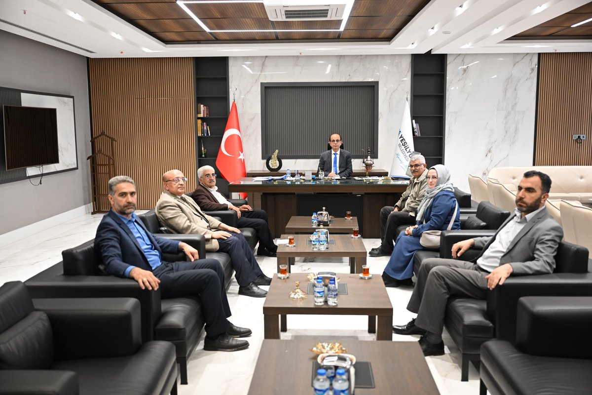 Malatya Diyanet Sen Başkanı Mehmet Engin ve yönetim kurulu üyelerine ziyaretleri için teşekkür ederim.