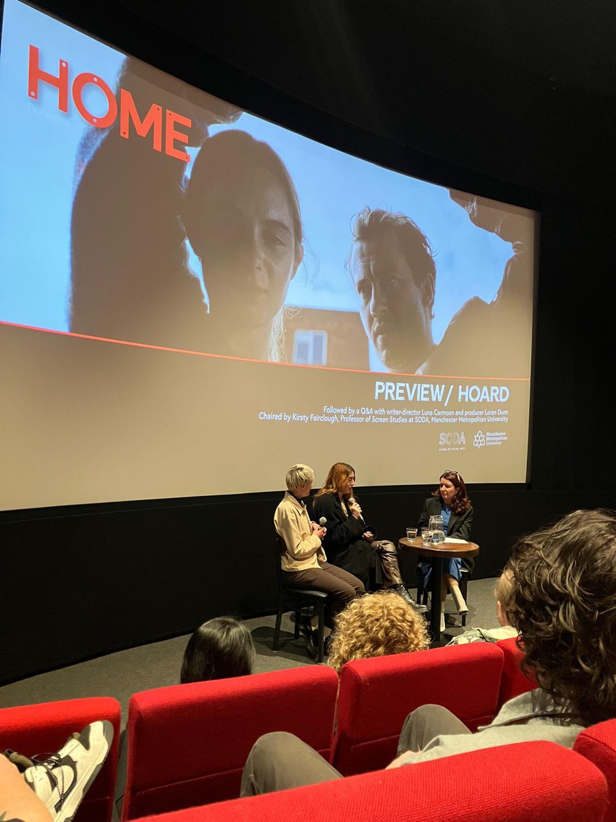 A great night @HOME_mcr last night for the preview of Hoard, ahead of its UK cinema release May 17th. I spoke to Hoard's writer-director Luna Carmoon and producer @SODAmcr’s very own @Loran_Dunn Taking a string of awards at Venice and London Film Festivals, Hoard has been…