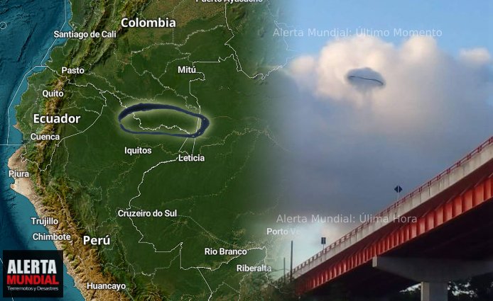 Extraño aro negro apareció en las nubes de Iquitos y sorprendió a varias personas en imagenes 👉👉👽⚠️ alertamundialinfo.com/2024/05/09/pre…