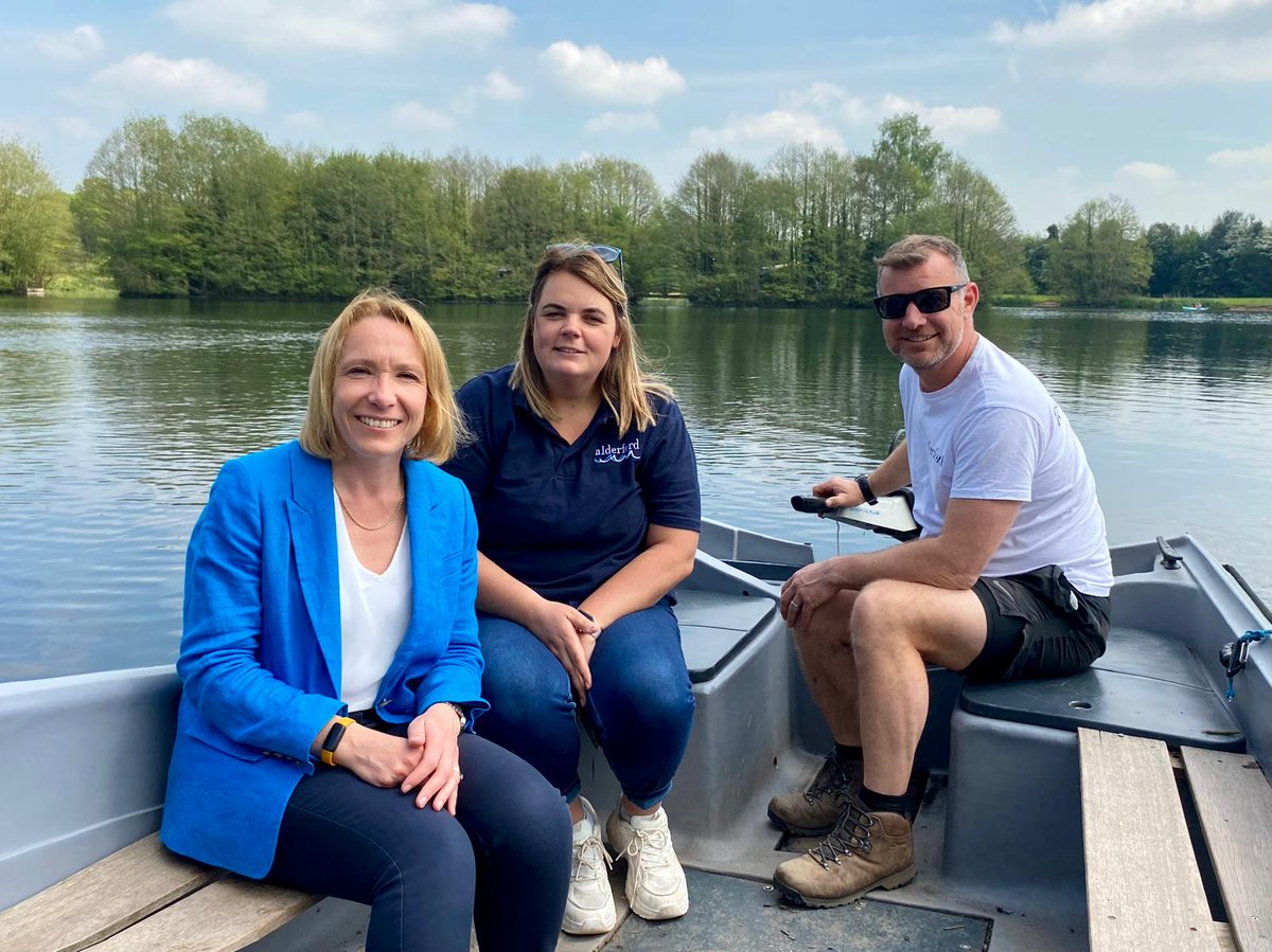 It was fantastic to visit @Alderford_Lake and to see first-hand the fantastic destination the team have built. 🛶 Special thanks must go to Rob and Kelly for taking the time to show me around, and for such a useful discussion about inflation, tourism, and live music.