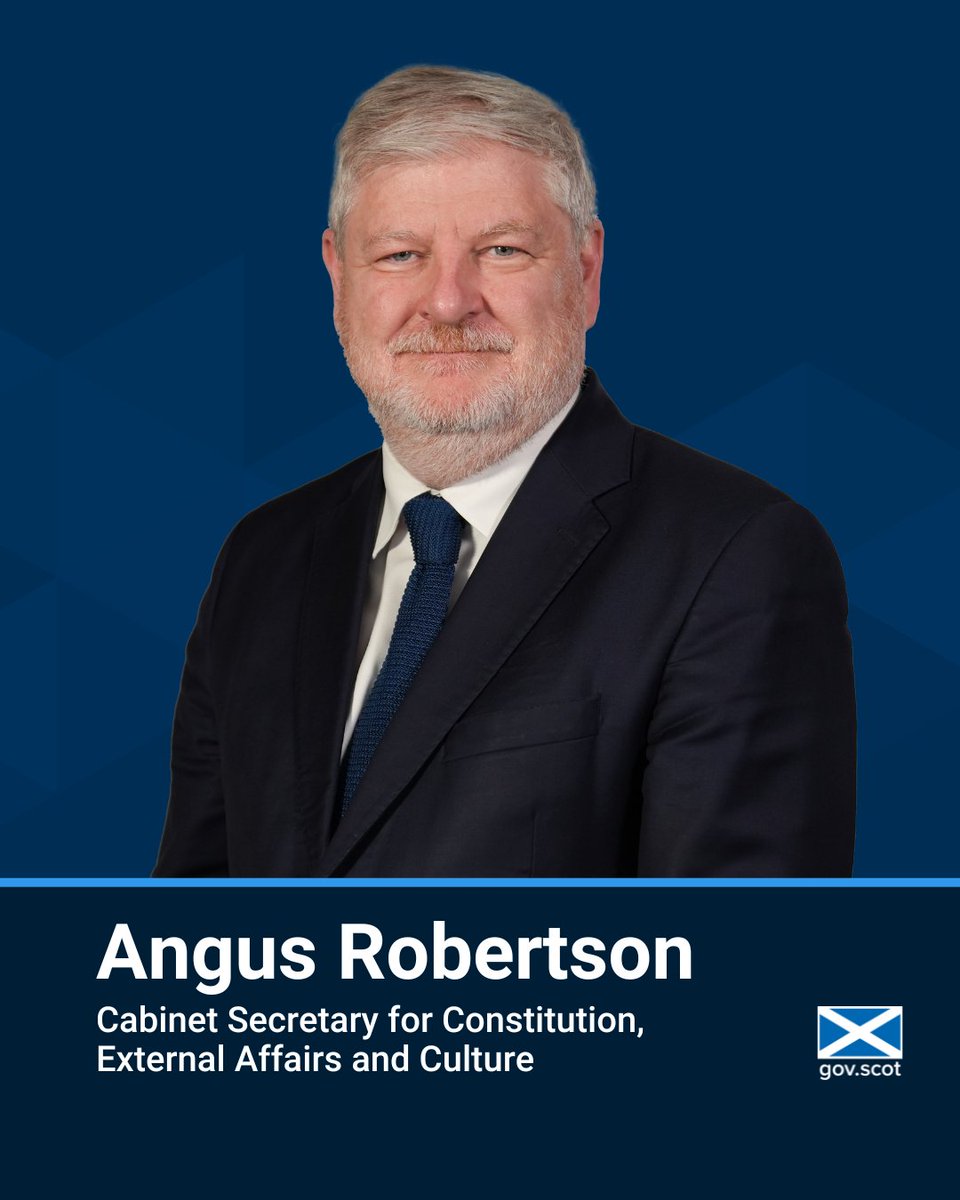 Angus Robertson (@AngusRobertson) has been appointed as Cabinet Secretary for Constitution, External Affairs and Culture. Find out more at gov.scot/news/full-mini…