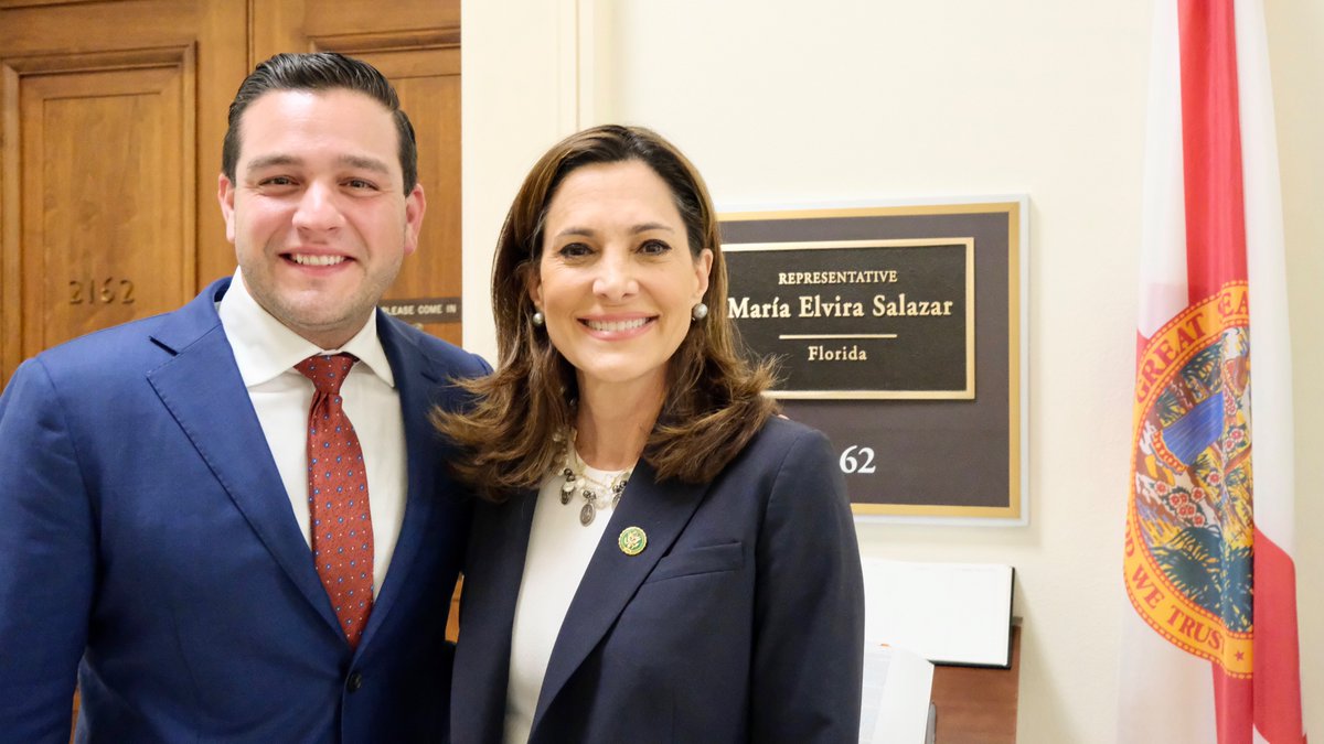 Had the pleasure to meet with my good friend, Commissioner @KMCabreraFL in my Washington, D.C. office this week! 🌴☀️ We discussed securing vital funding for projects in our Miami community, especially in preparation for our city to host the World Cup in 2026! ⚽️🥅