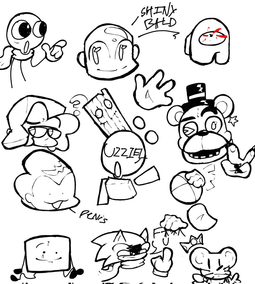 Random ass doodles