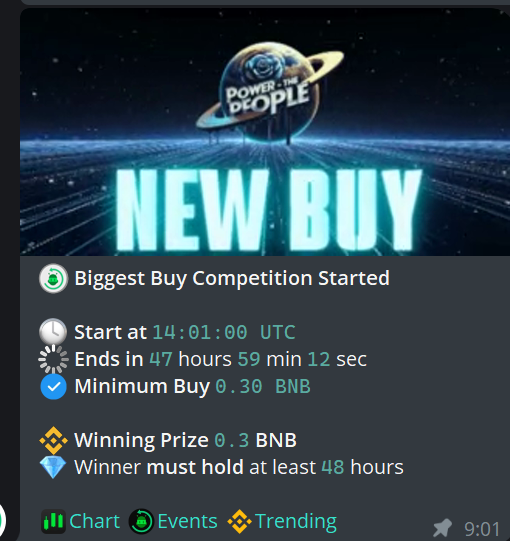 pttptoken's tweet photo. $Power to the people. 

BIG BUY COMP IS ON AND TAX IS 0/10 DONT MISS THIS CHANCE 

#BNB #CRYPTO #100xDevs #100xgem https://t.co/KEQh8arnlF