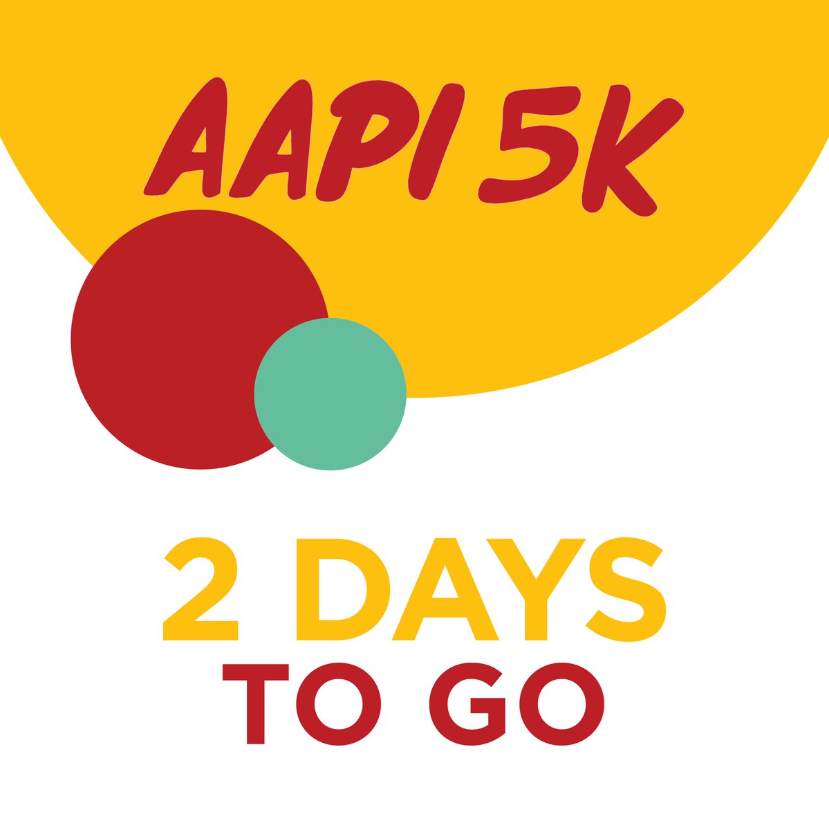 TWO MORE DAYS to go before the 2024 NYC AAPI 5K on 5/12! Who is excited!? Over 450 participants registered. Today’s the final day to join. Sign up at aaari.info/24-05-12aapi/ #AAPI5K #NYCAAPI5K