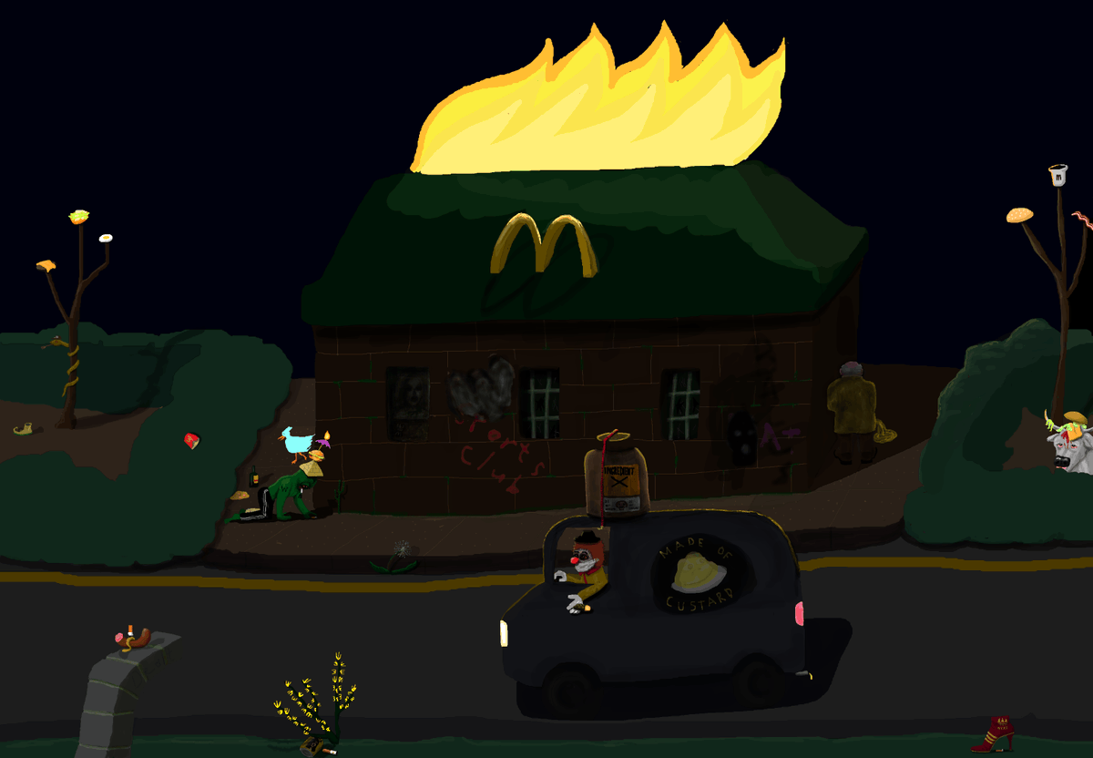 ceramicghostio's tweet image. CERAMICGHOST is so grateful for such an epic work that was gifted by the legend @3sliced for being a part of our show last month with @atlaspop and @RoonerToon. His works fascinated and confounded the young and old alike in Brooklyn NY  [more 👇]