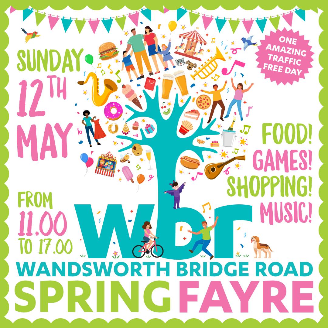 The 2024 Wandsworth Bridge Road Spring Fayre is TOMORROW! (Sun 12 May) Expect live music, funfair games, food stalls and a dedicated children’s activity zone to bring the carnival vibe. 👉Wandsworth Bridge Rd, SW6 👉Sun 12 May, 11am-5pm More: lbhf.gov.uk/news/2024/04/w…