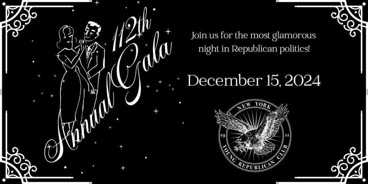 Ladies and gentlemen — MARK YOUR CALENDARS.🔥 The preparations for our 112th Annual Gala have officially commenced! Join us for another historic evening on Sunday, December 15th at 7pm.✨ Stay tuned — ticket sales will be live soon!