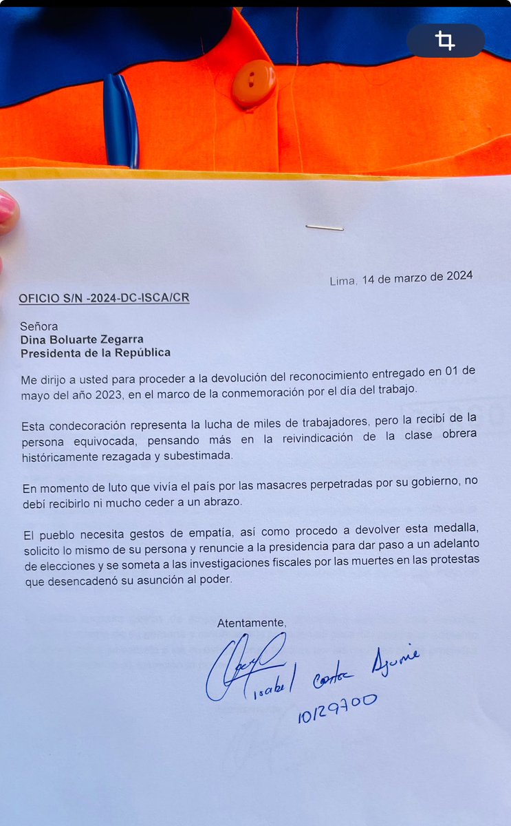 chabelitacongre's tweet image. Lo devolví compañero. Nunca es tarde  para reconocer el error y enmendar.