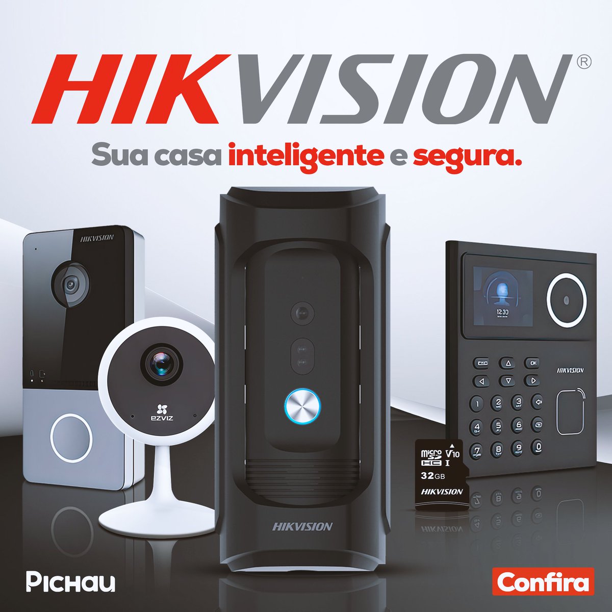Deixe sua casa mais inteligente e segura com a Hikvision!

Com a marca, você consegue monitorar seu ambiente com praticidade, além de deixa-lo totalmente protegido. 🔐

A Hikvision também possui uma linha de armazenamentos à sua espera.😎🫵

Confira ▶ pruuu.me/hikvision