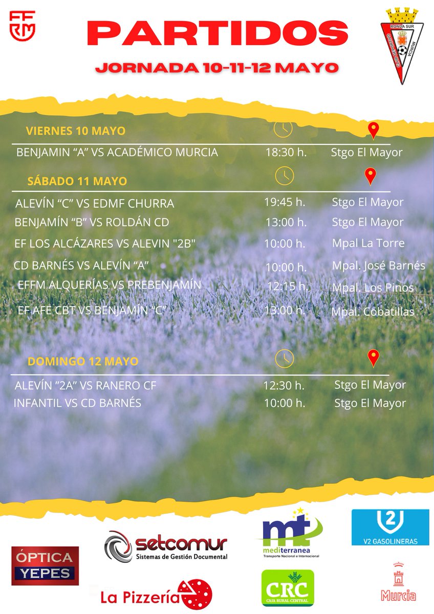 🔴⚪ ¡¡ Nueva jornada, nueva oportunidad !!⚪🔴

En esta ocasión abre la jornada el Benjamín con su partido adelantado a esta tarde en Ronda Sur.

¡¡Mucha suerte a todos, y a disfrutar!! ⚽❤️