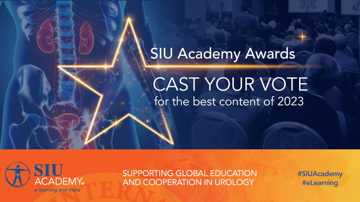 #SIUAcademy continued to expanded its library of educational content in 2023 with the goal to provide enriching digital media for #Urologists around the world. Don't miss the opportunity to vote for your favourite #SIUAcademy programmes. Winners will be announced by the end of…