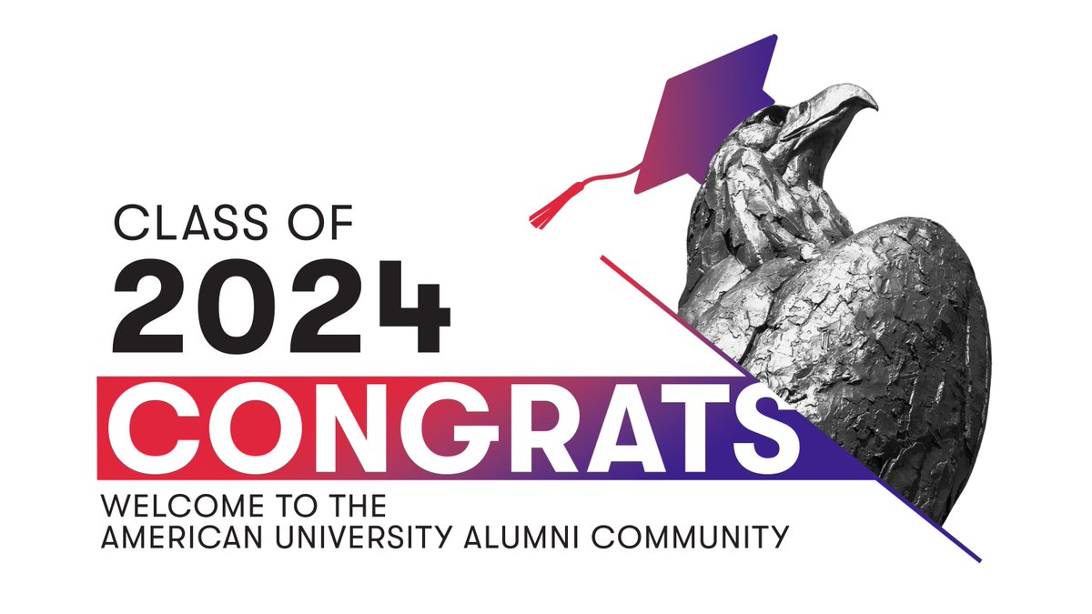 Congratulations to all our #2024AUGrad’s! Along with our family of 150,000+ @AmericanU alumni around the world, we are excited to celebrate YOU and welcome you to the nest. 🎓🦅🎉 #OnceAnEagle #AlwaysAnEagle