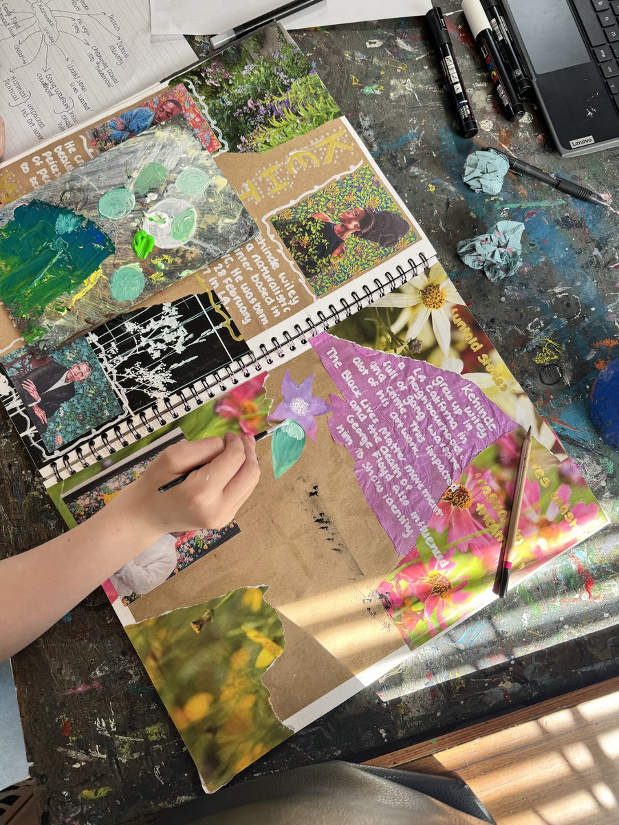 Great starting points from Yr 10 looking into Kehinde Wiley