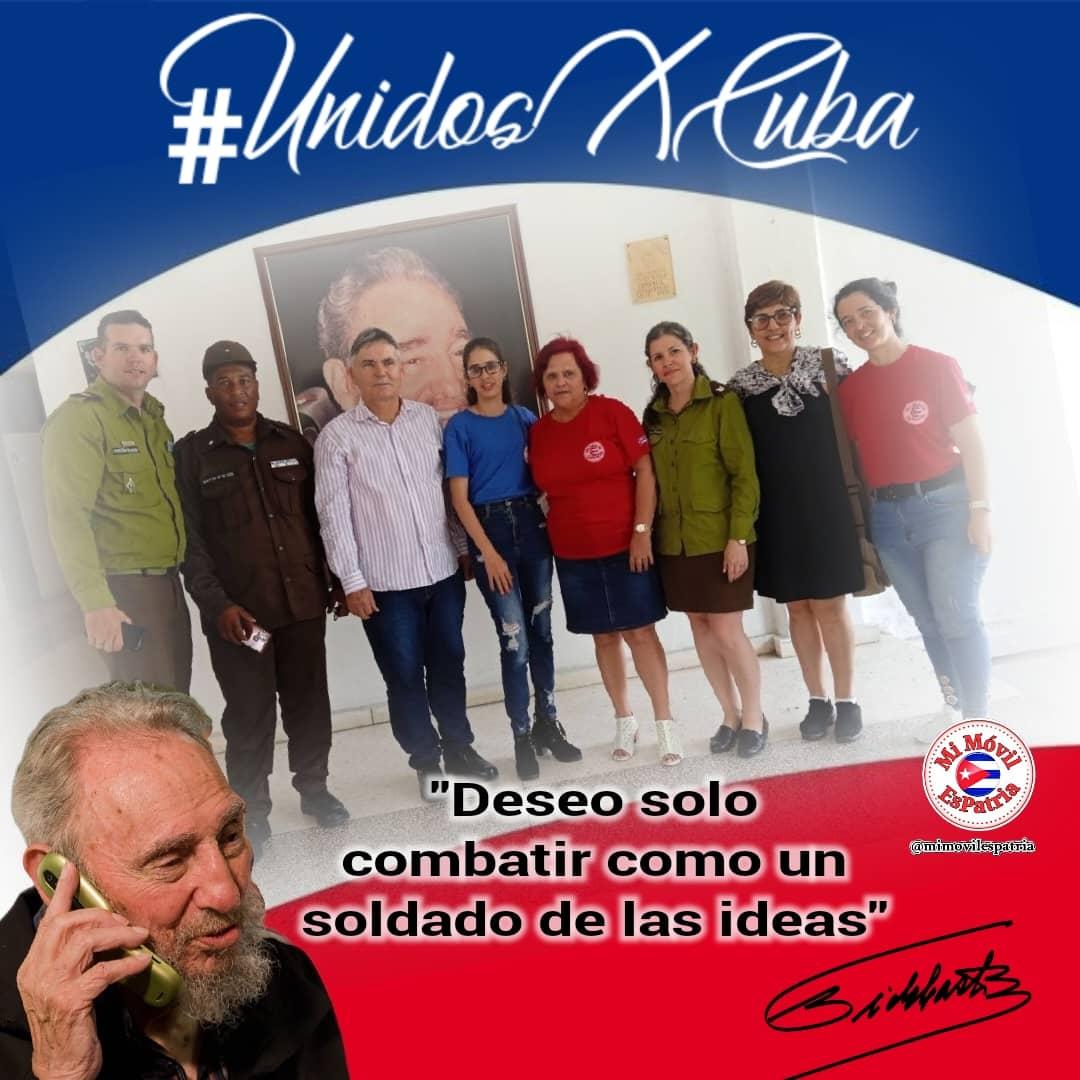 #EstaEsLaRevolución 
#CubaPorLaPaz 
#CubaporlaViva 
#CubaCooperaven
