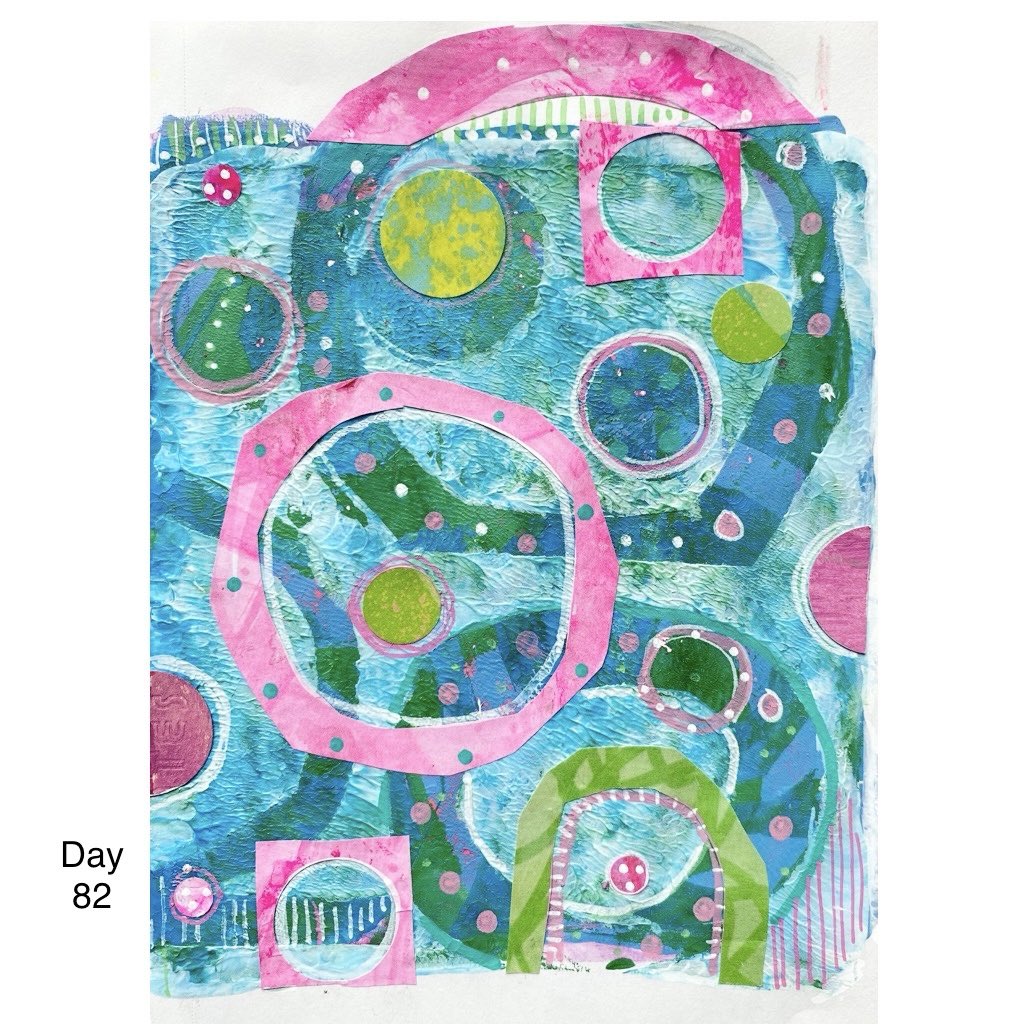 KateMLArtwork's tweet image. Days 80-82
Mixed media print collage.
#abstractcollage #abstractprint #colorfulabstract #the100dayproject2024