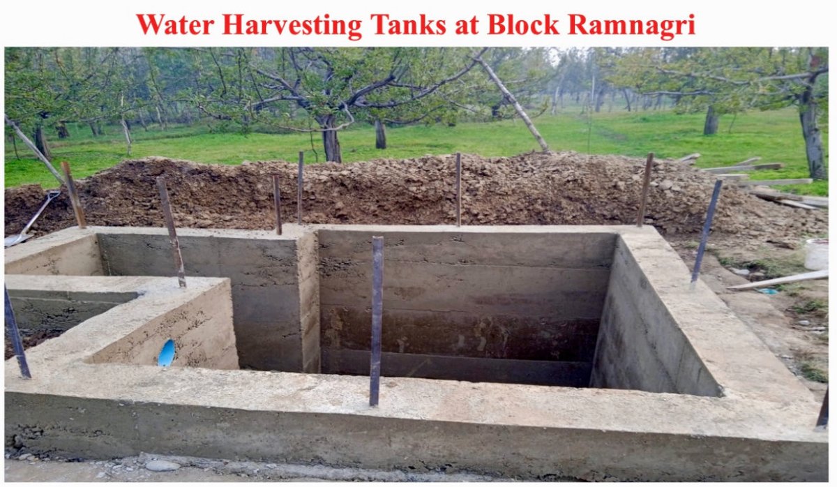 #RDPR Deptt #Shopian undertook a mission to address water scarcity in tribal belt #BlockRamnagri , constructing 150 water harvesting tanks under #MGNREGA .These tanks store nearly 2,930,688 liters of water,benefiting livestock,horticulture & groundwater recharge. #WaterHarvesting