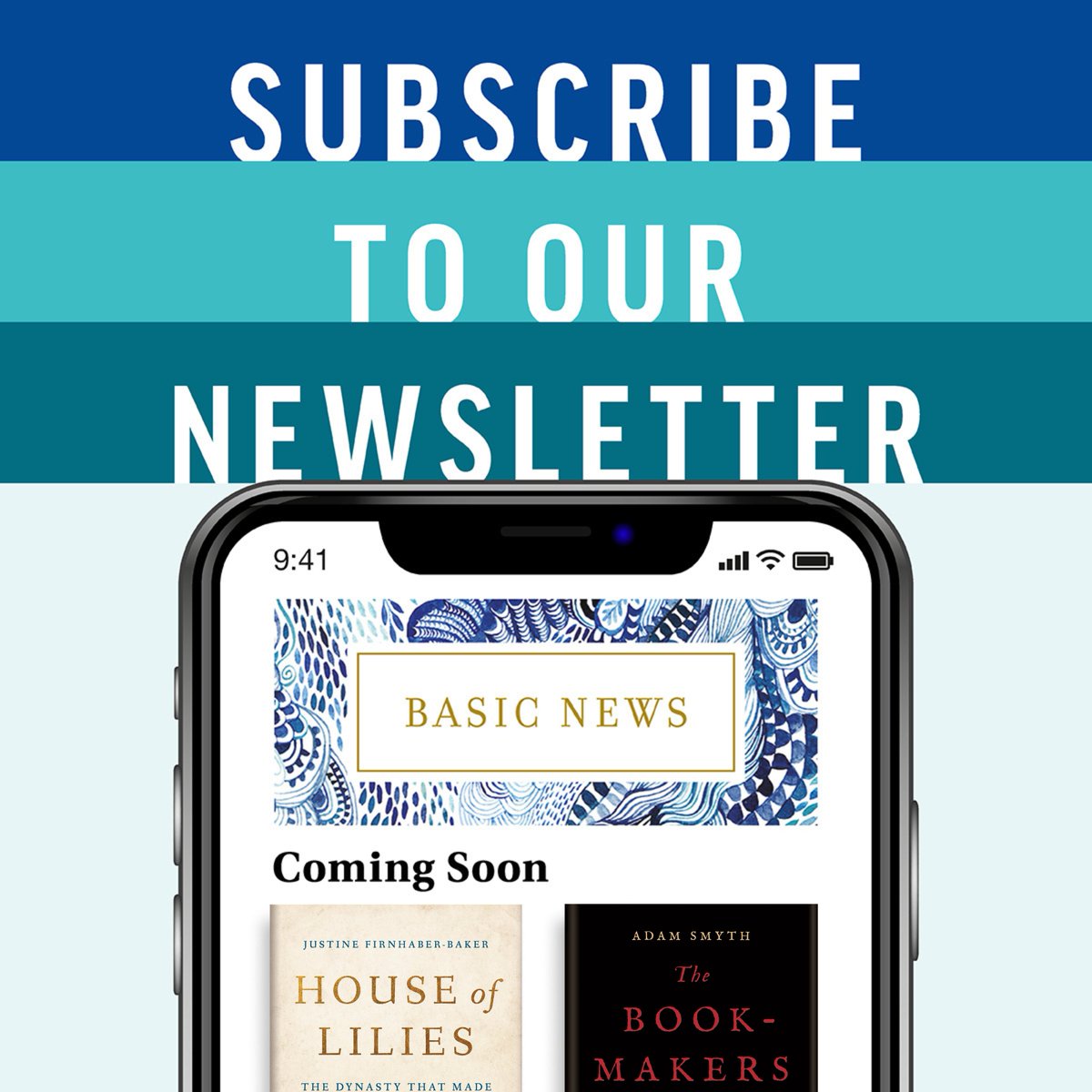 Don’t let this golden opportunity slip away — plug into all the exciting updates from Basic Books this season! Sign up now at basicbooks.com and enjoy a 20% discount on your first purchase 🎉