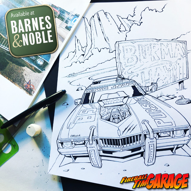 Where there be COOL CARS... there be Cool SKETCHES! fireballtimgarage.art