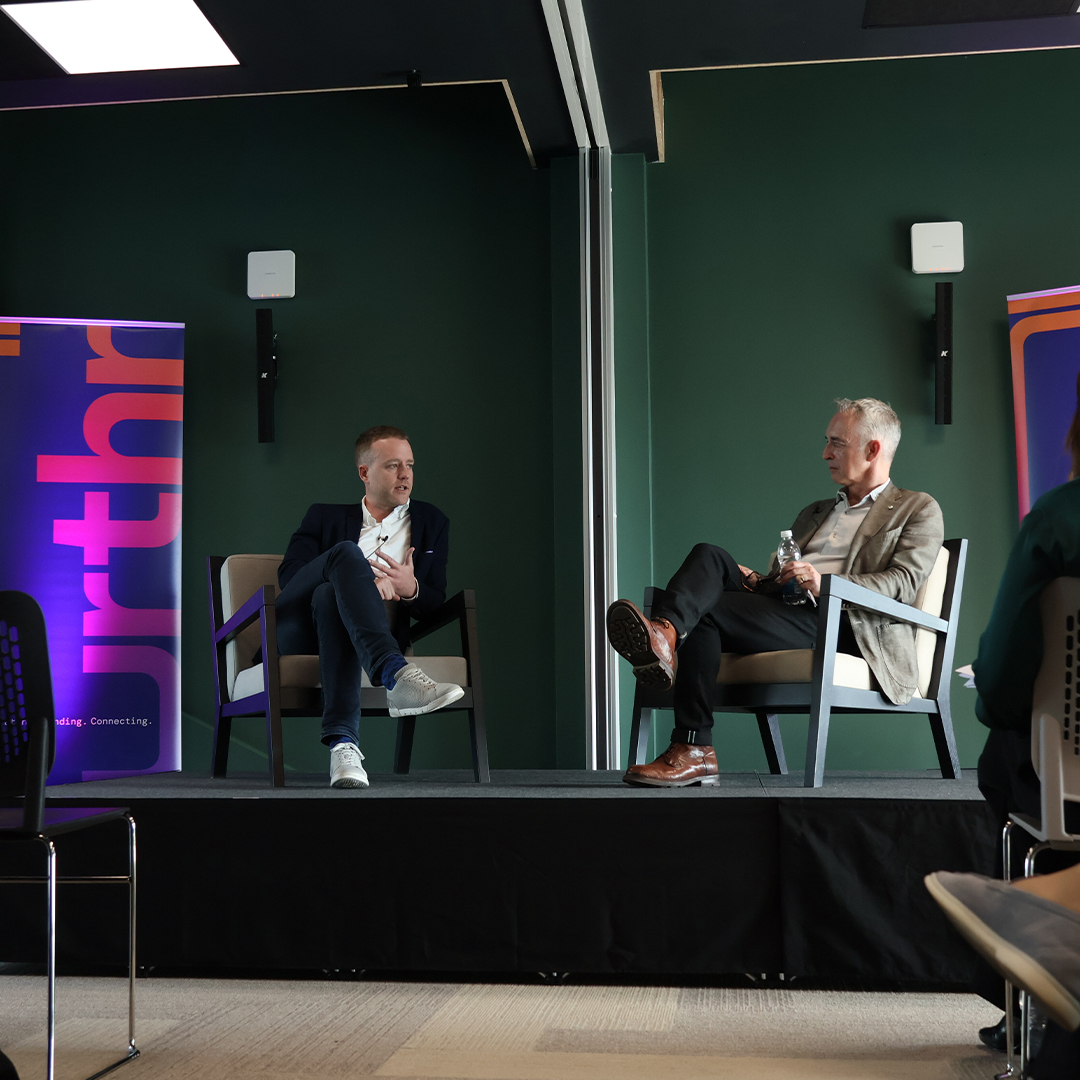 Furthr_ie's tweet photo. We are so delighted to have hosted our quarterly event, Funding & Scaling in @GECinD8 today and to have been joined by a wonderful audience on this lovely, sunny Friday morning 🌞

A big thank you to Aisling Kirwan of @Pos_Carbon, Sonia Neary of @Wellola and Ross Keating of @Lennox_Academy for their stories, insights, advice, anecdotes, and generosity of time today. We are confident we're not alone in saying, we could have listened for hours! 👏

We hope everyone enjoyed the event as much as we did, and we're looking forward to the next one in Q3. Until then, see what other events we have coming up or how we can help your business. (link in bio)

#GoFurthr