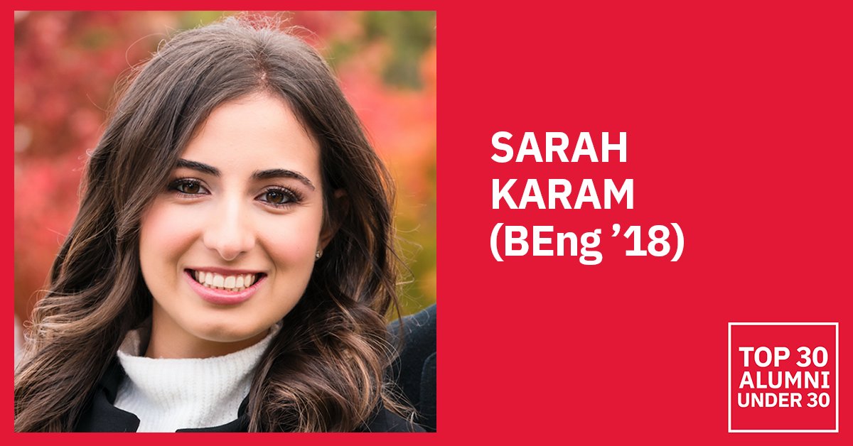 Congrats to Lassonde alumna Sarah Karam, one of #YorkUTop30 Under 30! Leading a team of developers at RBC to create an AI-driven tech assistant, empowering kids to code and mentoring women in tech, creating a more diverse STEM community. Learn:bit.ly/3MkDAIC @YorkUAlumni