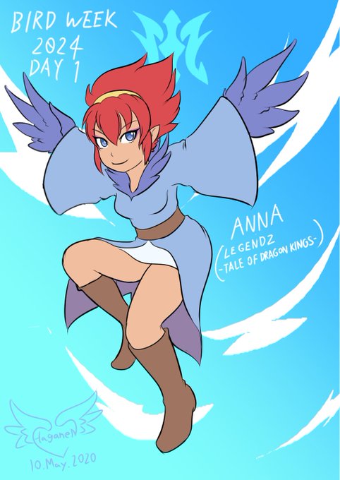 愛鳥週間2024 1日目アンナ(レジェンズ 甦る竜王伝説) | ハガネン #pixiv https://t.co/FPlnjtQMYV
#愛鳥週間だからハーピー描こうぜ

ということで今年の愛鳥週間記念ハーピー絵、
1日目はレジェンズ甦る竜王伝説よりアンナちゃん擬態バージョン!
ハーピー史上屈指の名ヒロインなのでみんなすこれ! 