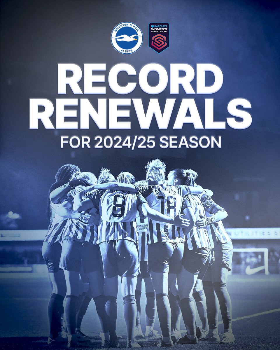 Record renewals...💥🎟️ Thank you for your incredible support, Albion fans! 💙