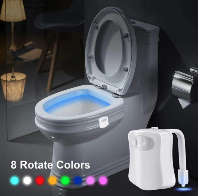 Say goodbye to dull bathrooms and hello to vibrant illumination with our waterproof toilet bowl backlight featuring 8 dazzling colors. Transform your restroom into a haven of color and convenience! 🚽✨ Buy here: bit.ly/4bclKBn #ModernLiving #LightTheWay