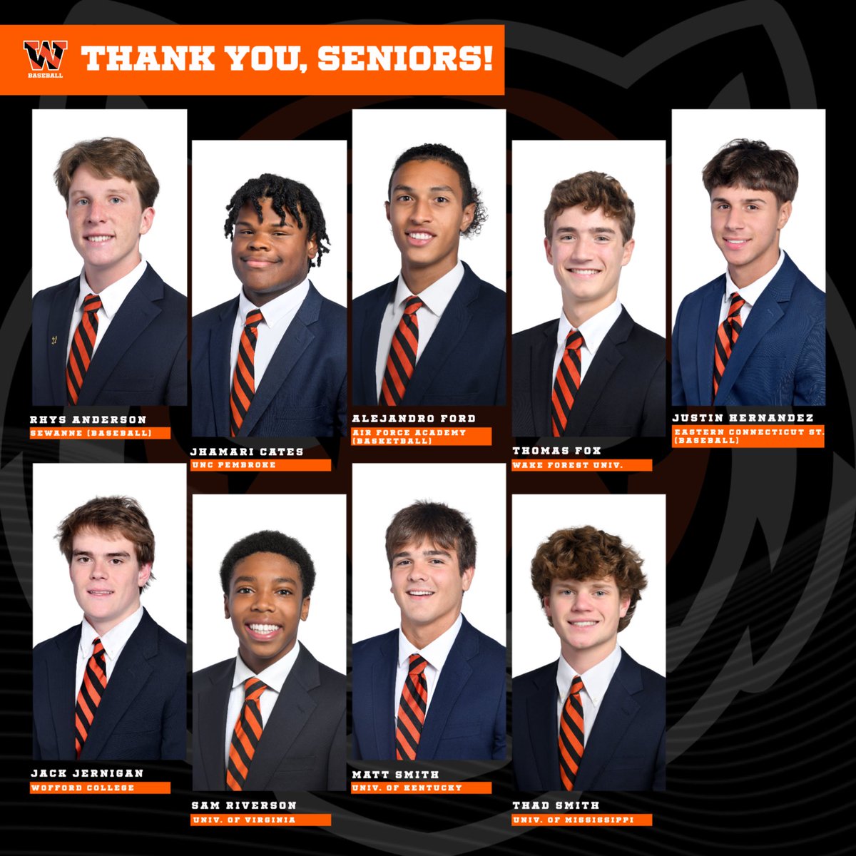 Senior Day! 

It’s the last home game of the season and today we are celebrating our seniors. We are grateful for all of their hard work and dedication to the program. Thank you, seniors! 

4:30 pm vs TES at Murrell Field. Go Tigers!
