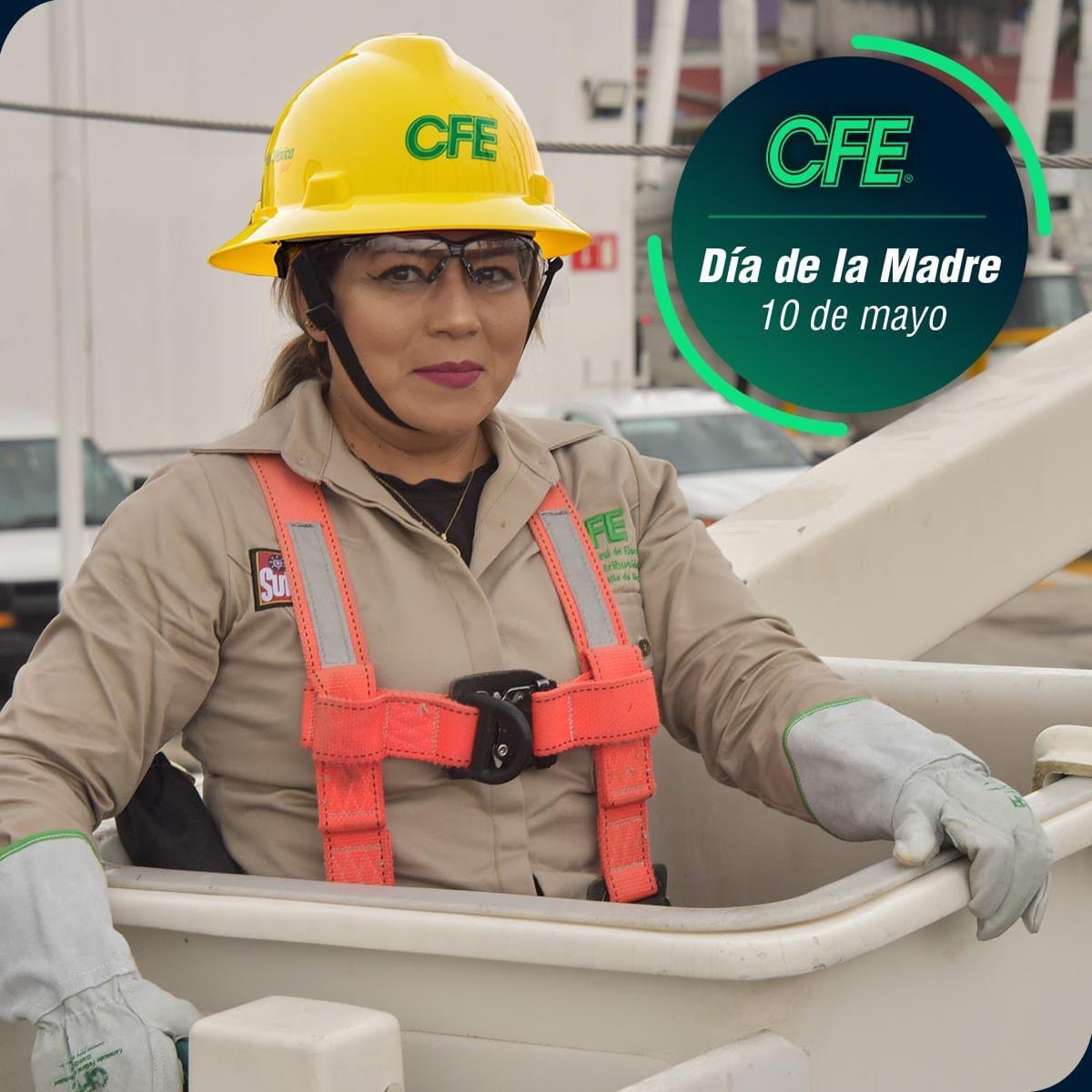 #EfemérideCFE | En la Comisión Federal de Electricidad reconocemos y conmemoramos a las madres trabajadoras, por su gran labor. Asimismo, refrendamos nuestro compromiso en ser una empresa que permita el equilibrio laboral y personal.