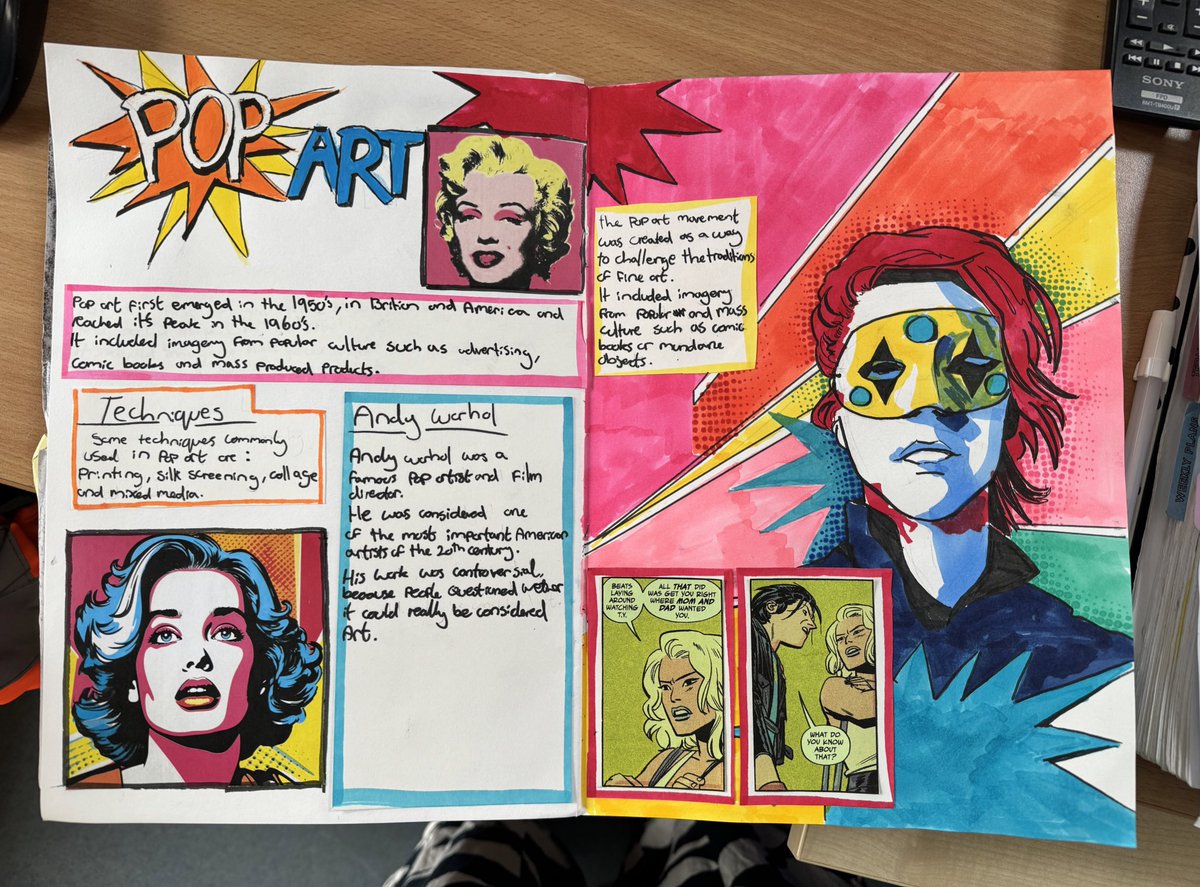 Superb piece of work from Sophie in year 9 - well done 🌟
