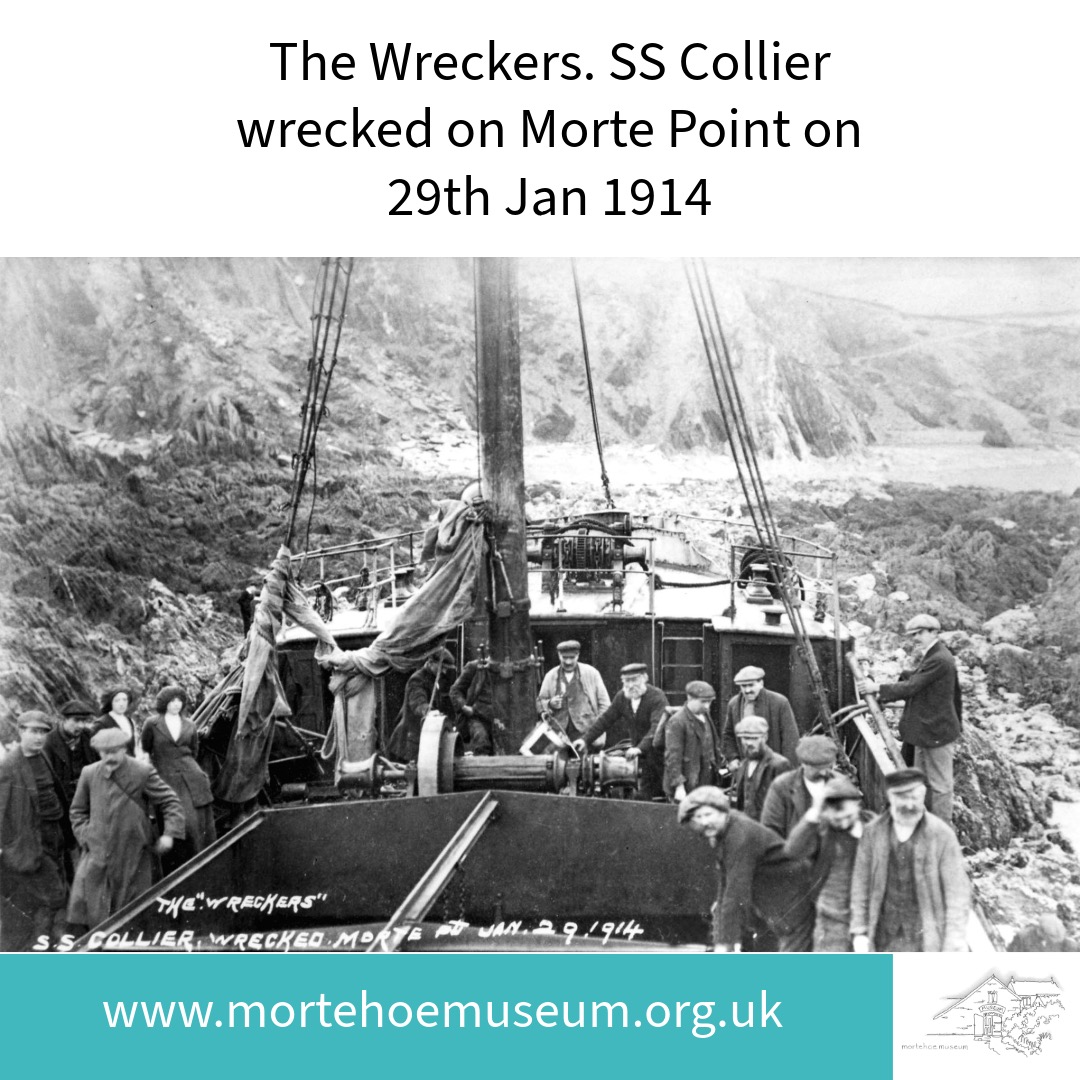 Shipwrecks and Wreckers are an important part of the local history along the coastline #northdevon #mortehoe #woolacombe #shipwrecks