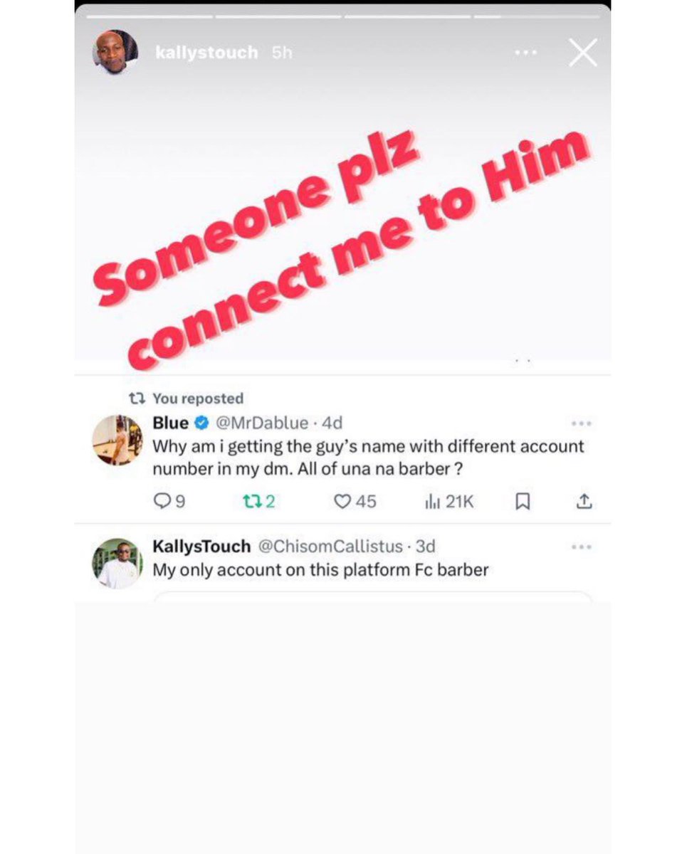 Lion_Heart_OT's tweet image. Nigerians don carry Abuja barber handicap 2:0 🤣😂

Recall that he went viral for shading 001 @davido, calling him 003. The 2.2M promised to him has now become audio money 😂