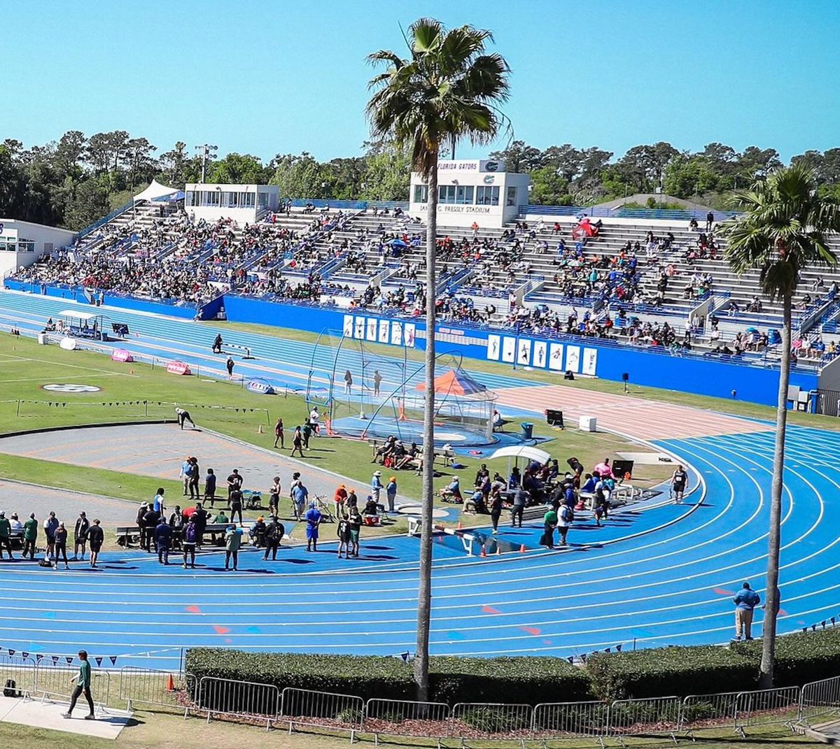 Now this is a beautiful track🌴🐊 SEC's at @GatorsTF
