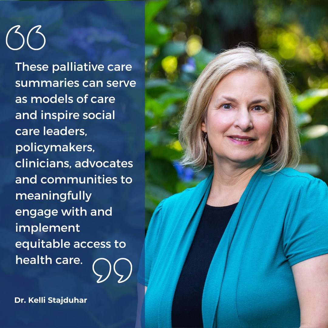 Learn how communities across Canada are advancing innovative, collaborative and equity-driven palliative care for precariously housed people. Featuring @KStajduhar and @NaheedD. In partnership with @HE_ES_Canada. partnershipagainstcancer.ca/news-events/ne… #nationalpalliativecareweek
