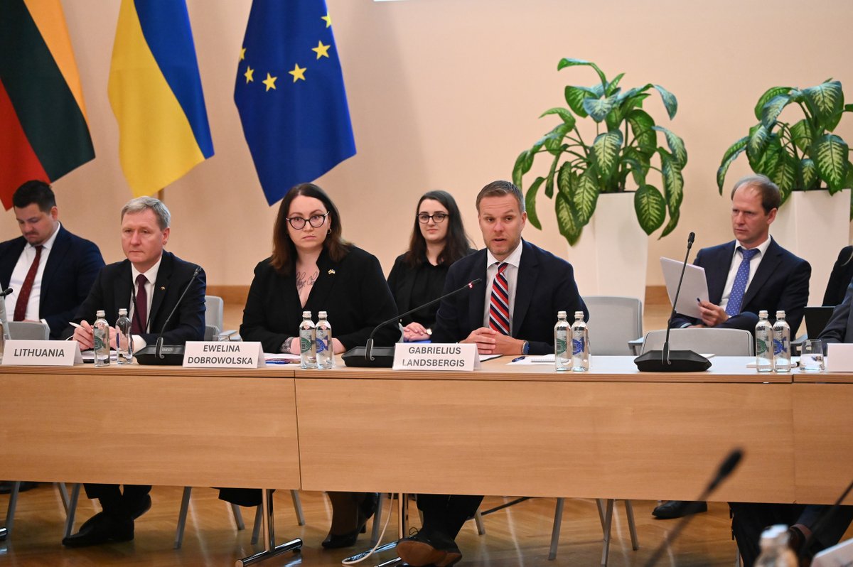 For more than 2 years the precondition to create a Special Tribunal has been very clear. Today's meeting of Core Group on the establishment of the Special Tribunal on the Crime of Aggression against 🇺🇦 took place in Vilnius. We are getting closer to closing the gap of impunity.