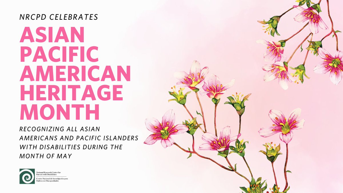 May is APAHM/AAPI Heritage Month! During the month of May, we recognize and celebrate Asian Americans and Pacific Islanders with disabilities and their contributions to disability history, justice, and research. #APAHM #aapiheritagemonth